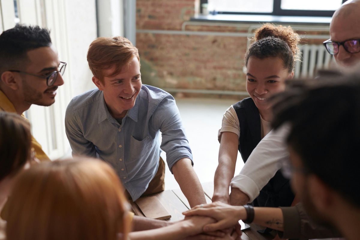 Professional team collaboration